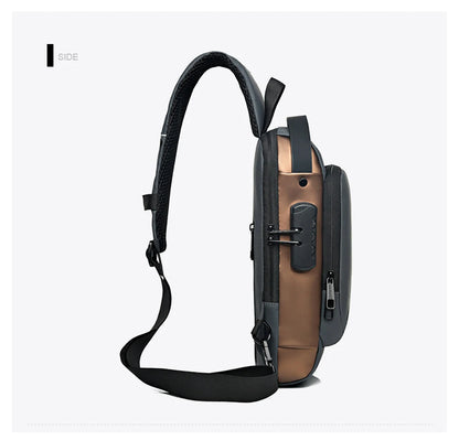 ❎BOLSO MANOS LIBRES❎ CON PUERTO USB IMPERMEABLE CLAVE DE SEGURIDAD 💰💰 OFERTA 2da unidad 🏋️‍♂️usalo en el gym  🚌 Seguridad en el transporte