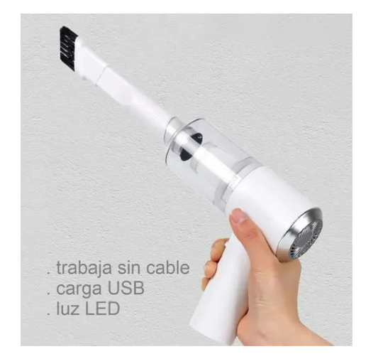 ✅ Mini Aspiradora ✅ Recargable USB- Portátil - fácil uso -recíbela en tu casa